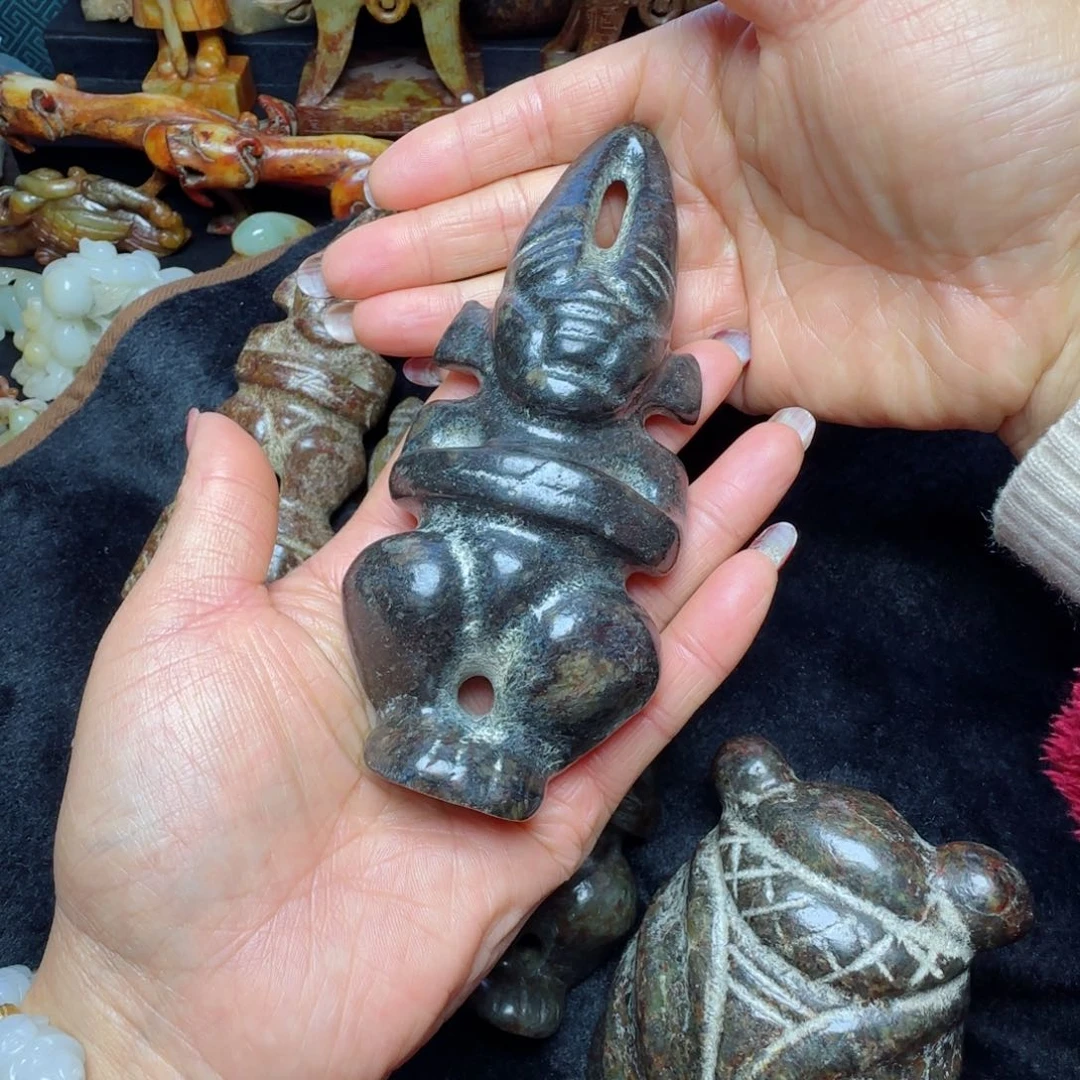 和田玉摆件未镶嵌蓝*天