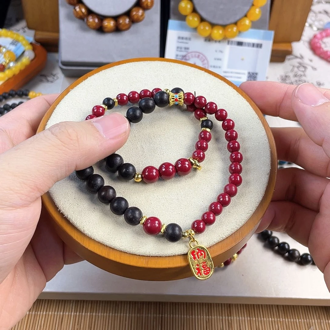 南红玛瑙手饰银S925镀金镶嵌