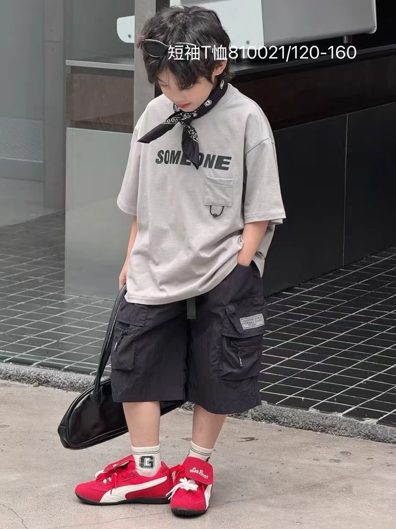 圆领短袖男夏季吸汗吸湿排汗T恤宽松上衣印花810021