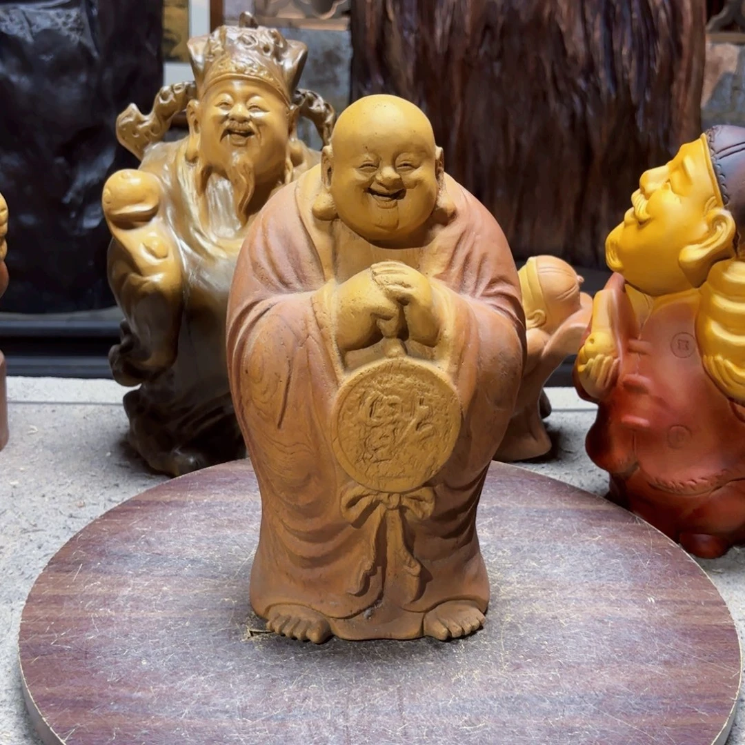 南***人香樟木香樟木福到弥勒