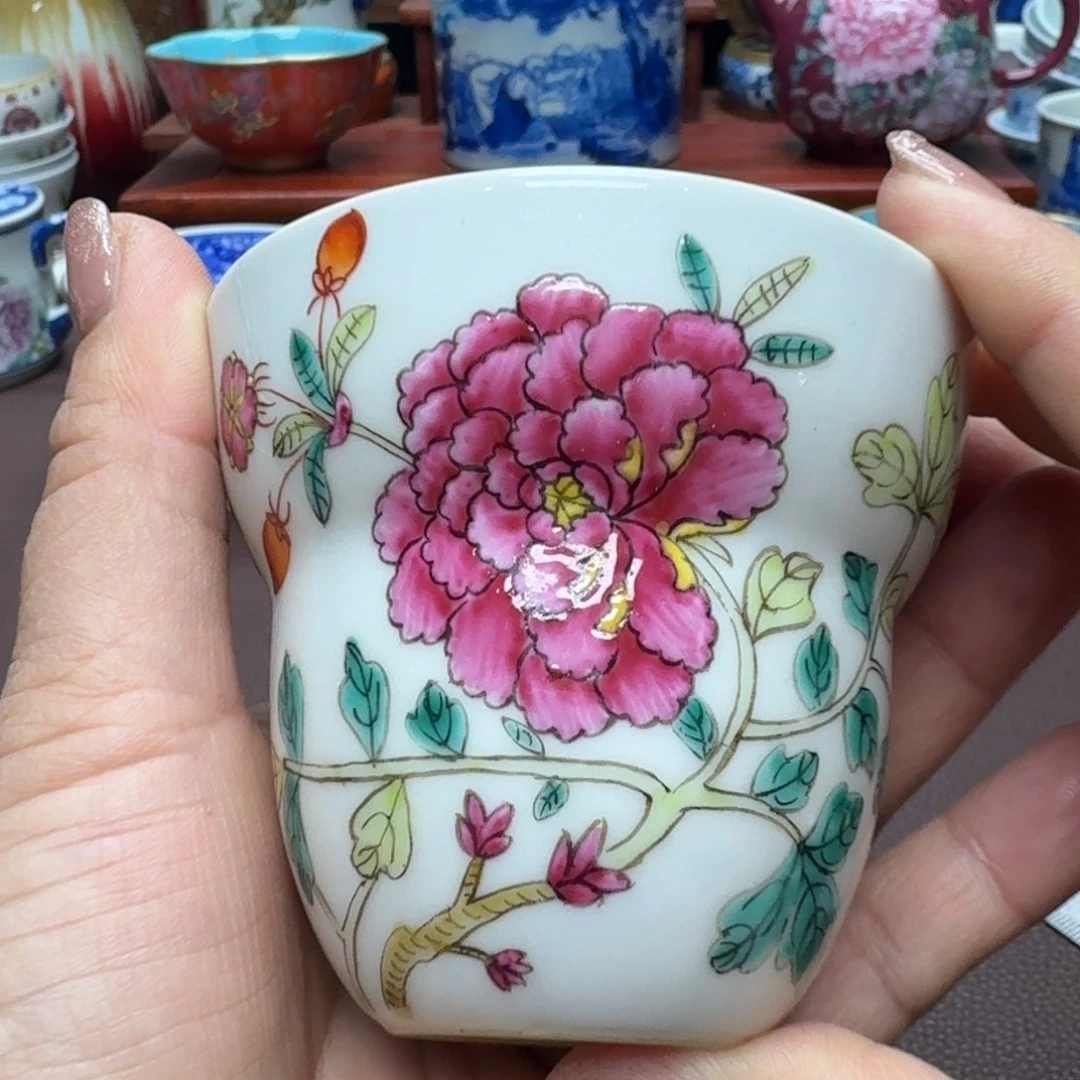 瓷片景德镇仿古手工制作精品展示