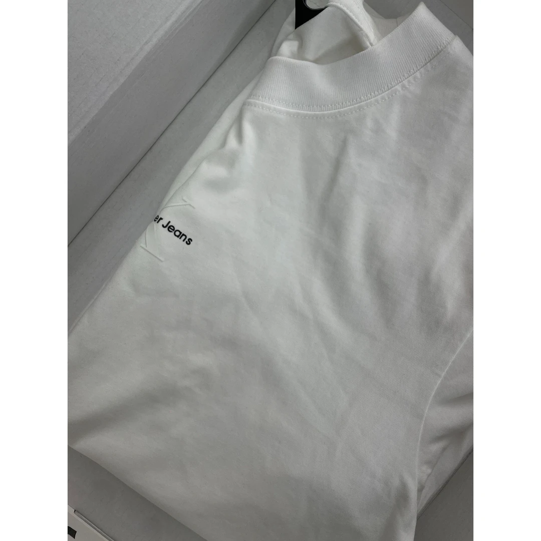 【C.K家白色标】夏天重磅潮牌短袖圆领休闲T恤1081-06-9157