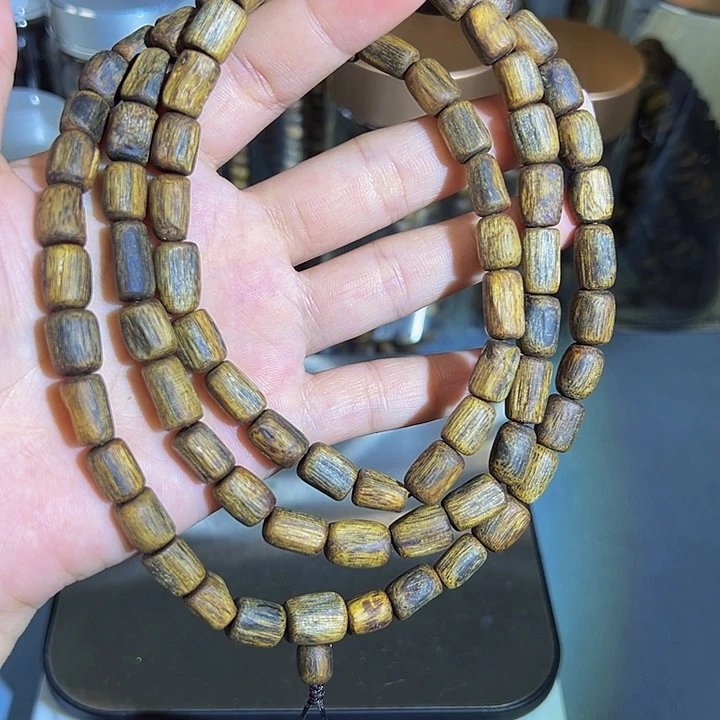 沉香手串刘*九九沉树心油多圈0830