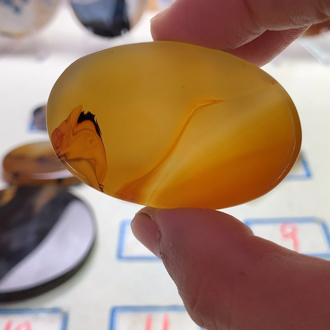 未镶嵌玛瑙/玉髓珠宝半成品