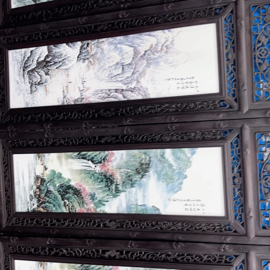 摆件景德镇陶瓷瓷板画