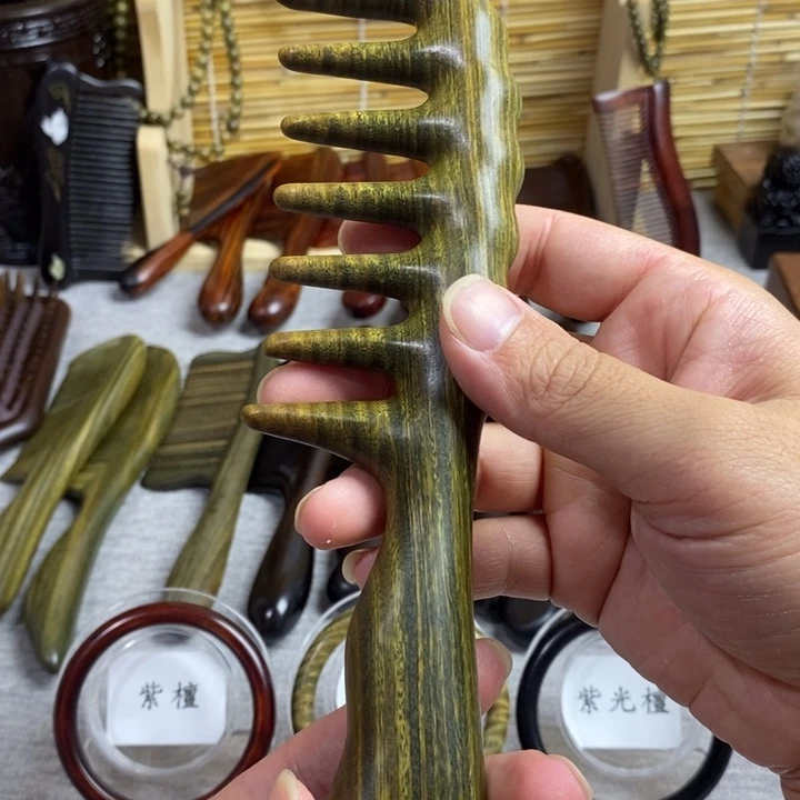 不***！维腊木（绿檀）大骨梳