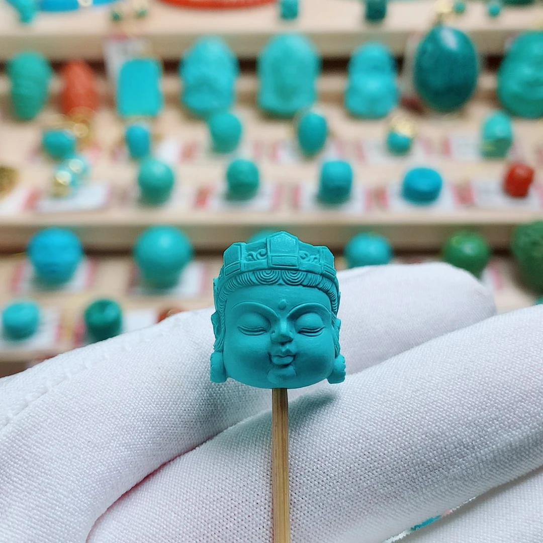 绿松石未镶嵌珠宝半成品