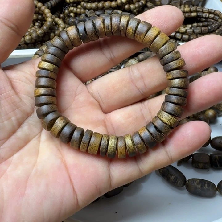 沉香手串辛****号乌身手串10克加