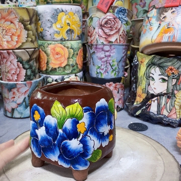 景德镇艺术手绘作品
