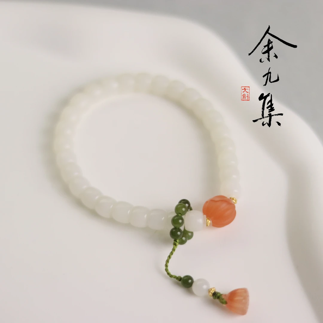 ZC10A68557[原创]白玉手串（多样性发货)