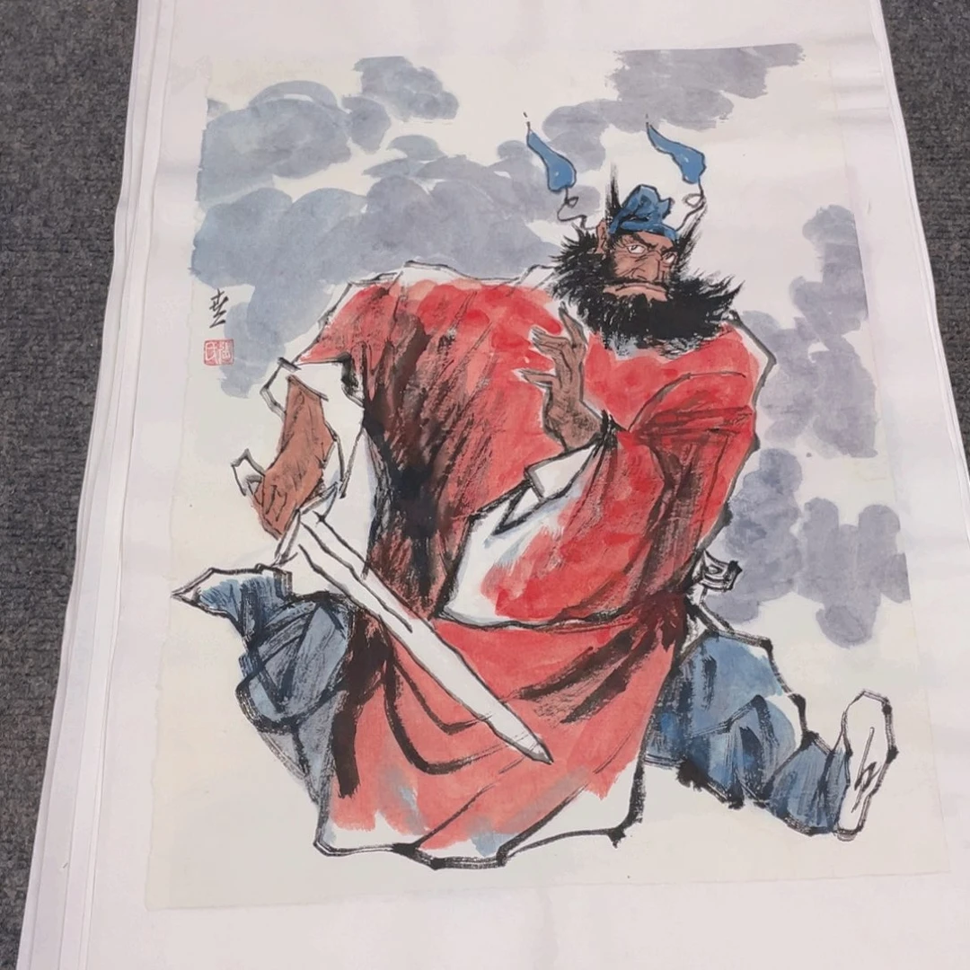 国画1.4平尺纯手绘国画作品