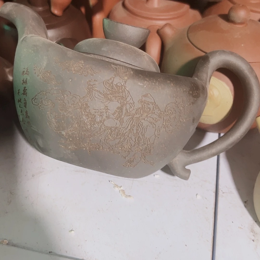 茶壶紫砂450毫升容量宜兴原矿紫砂壶