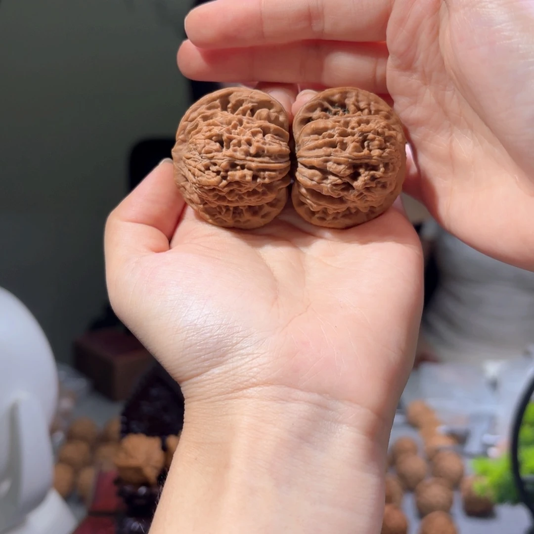 桃核吊坠44四座楼原生态