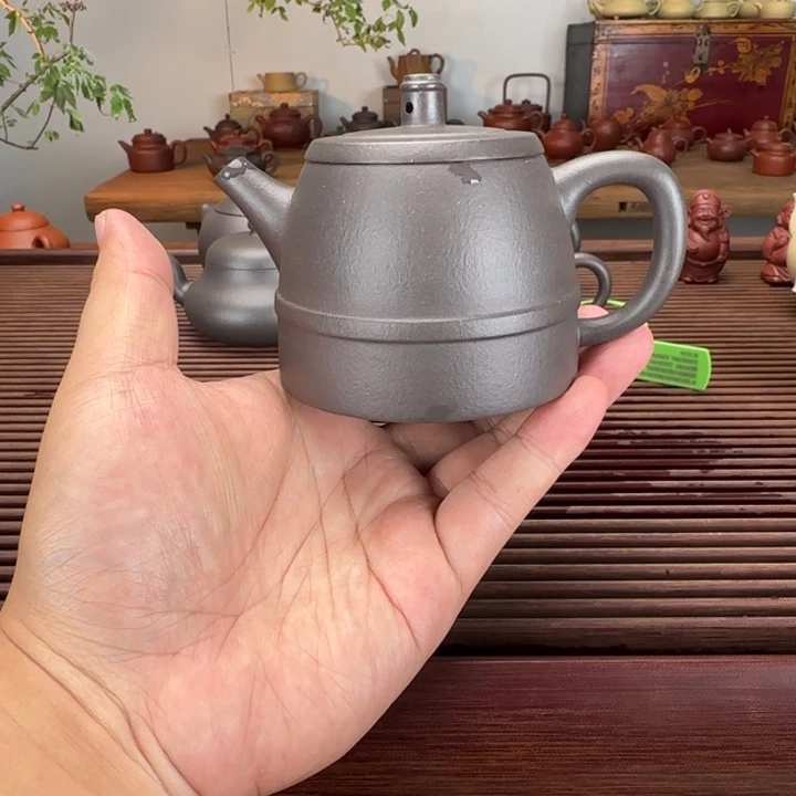 茶壶紫砂千喜天青190cc半手