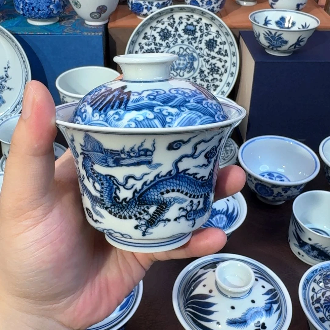 杯子纯手工手绘瓷瓷