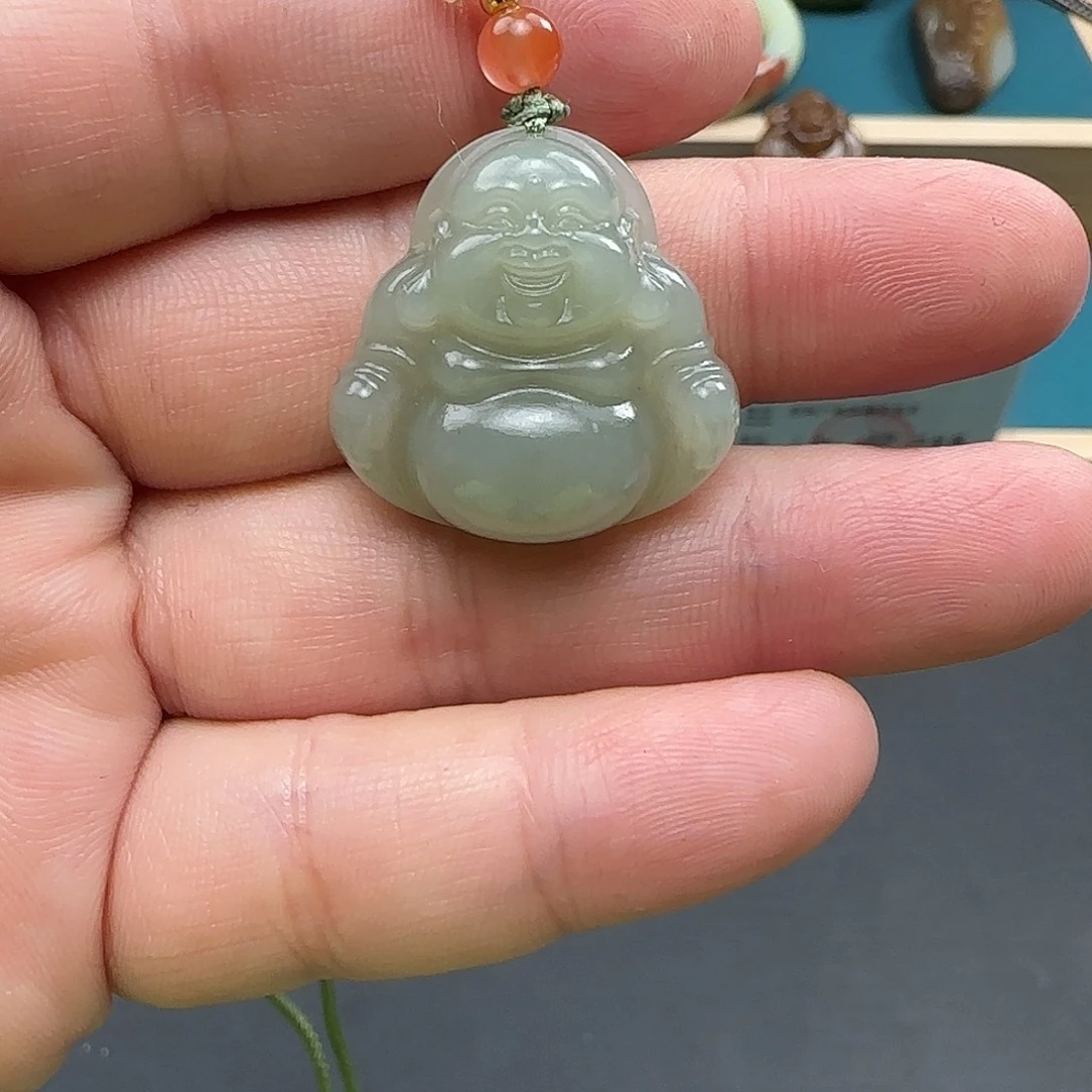 和田玉（白玉）未镶嵌吊坠(不含链)和田玉佛公