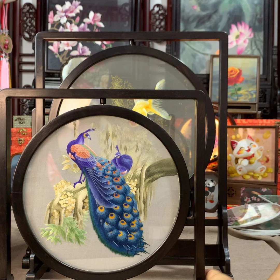 木苏绣精品推荐给你们