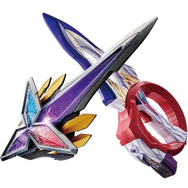 特利迦奥特变身器大号圆环之臂密匙永恒闪耀剑武器男孩变形玩具