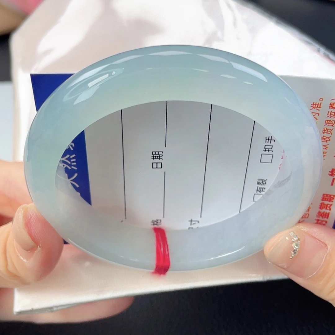 未镶嵌手镯翡翠30号冰胶果冻蓝晴种水泥鳅背15446