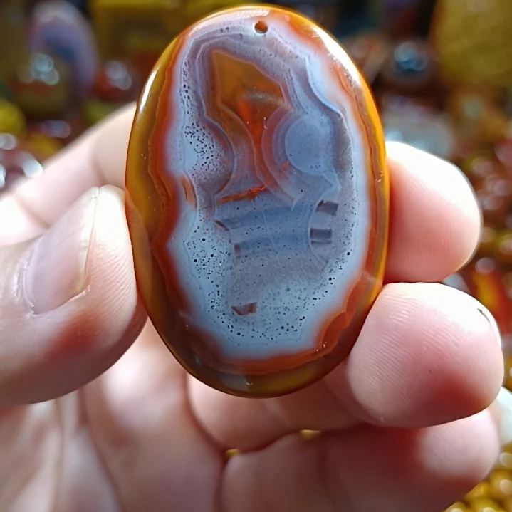 玛瑙/玉髓合金颈饰