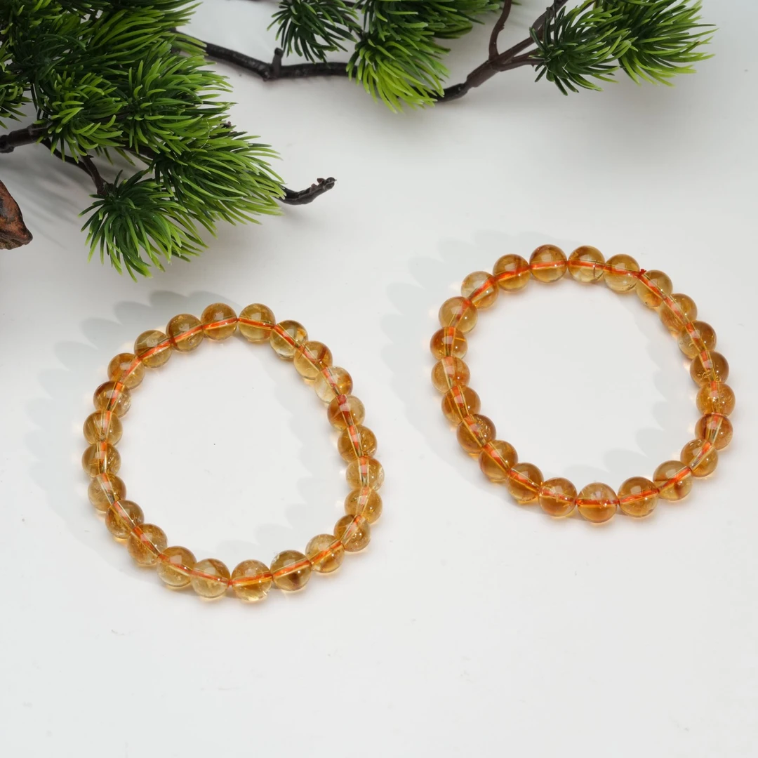【小北好物】黄塔晶单圈圆珠手串约8mm+【多样性发一件】QL01X1601
