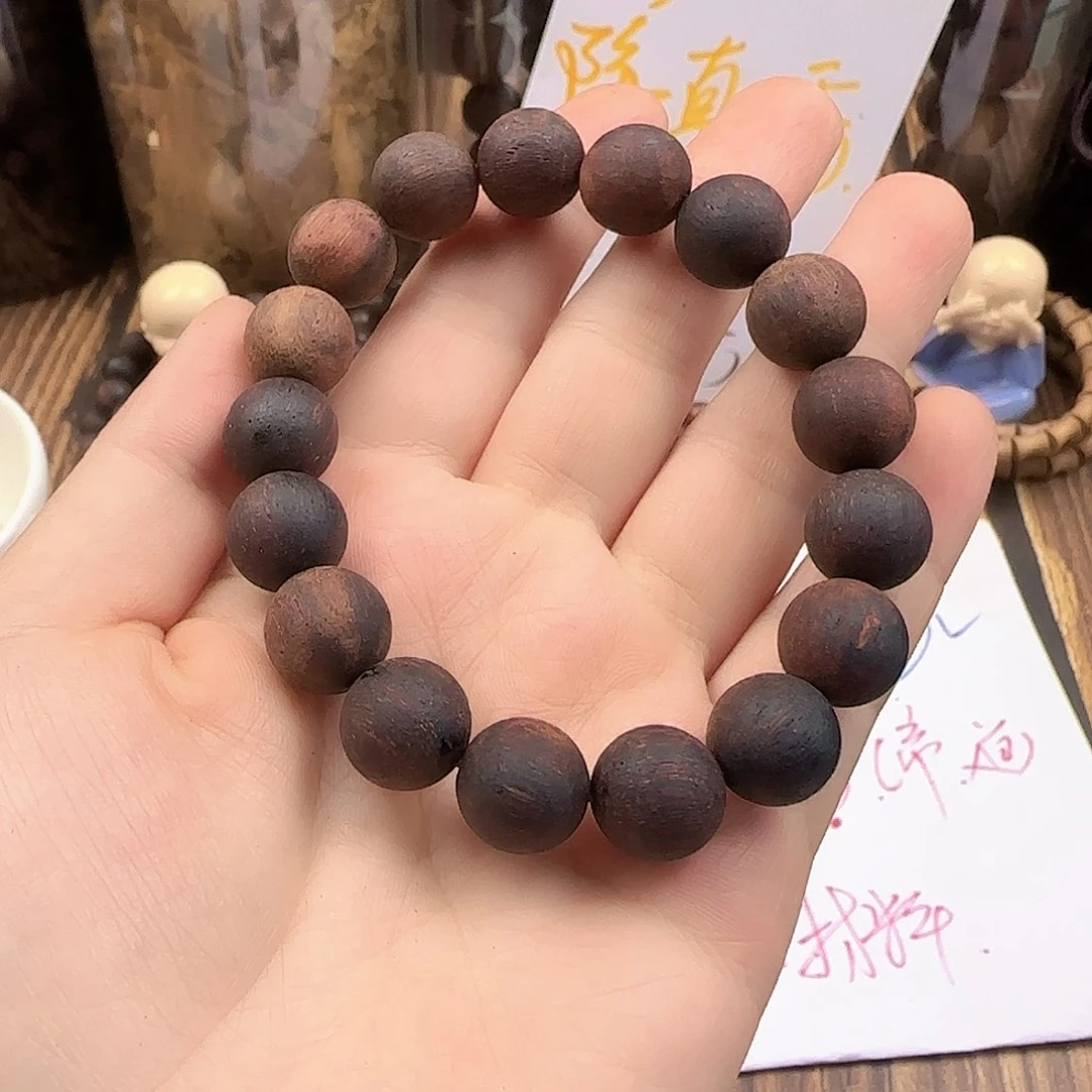 降真香手串/手链1.2老料金丝麻丝单圈