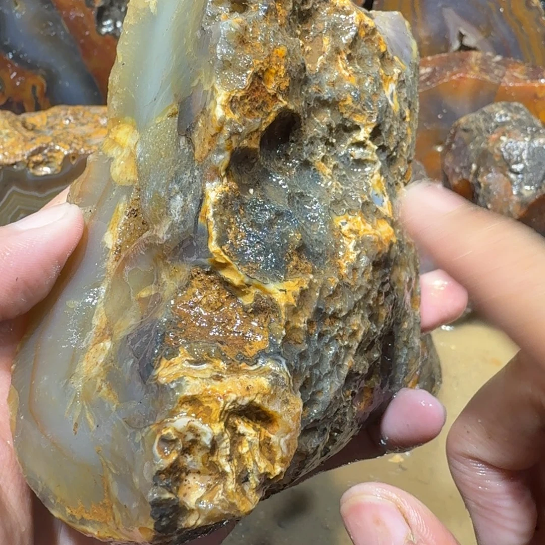 未镶嵌玛瑙/玉髓珠宝半成品