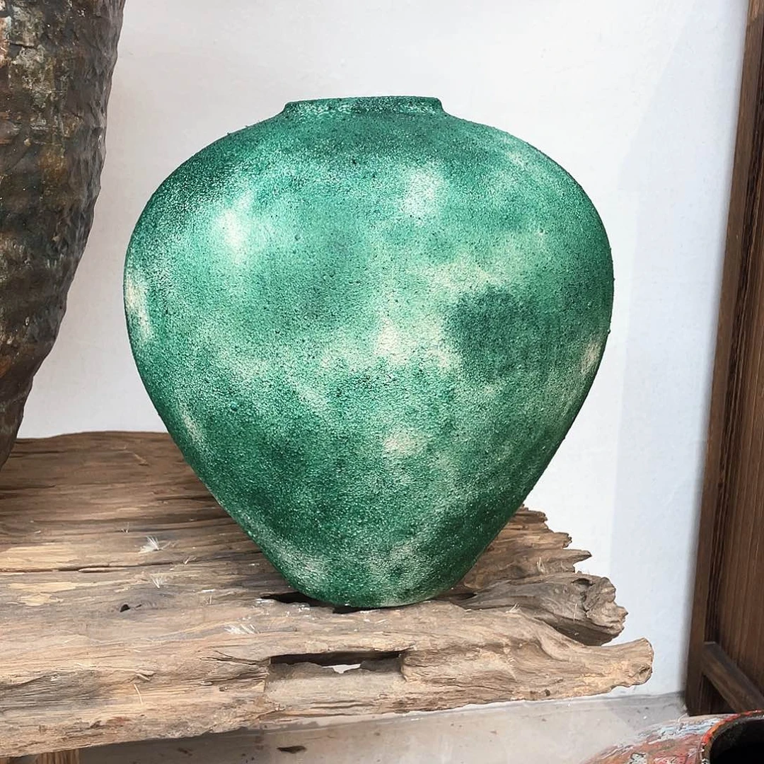 多***少花瓶高32口8手工无孔花瓶