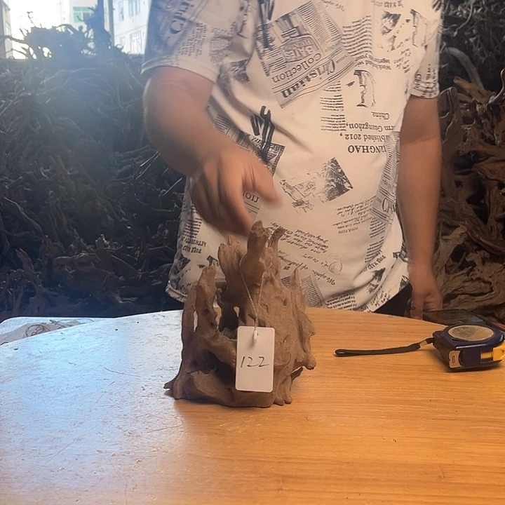 木鱼缸造景根雕艺术122