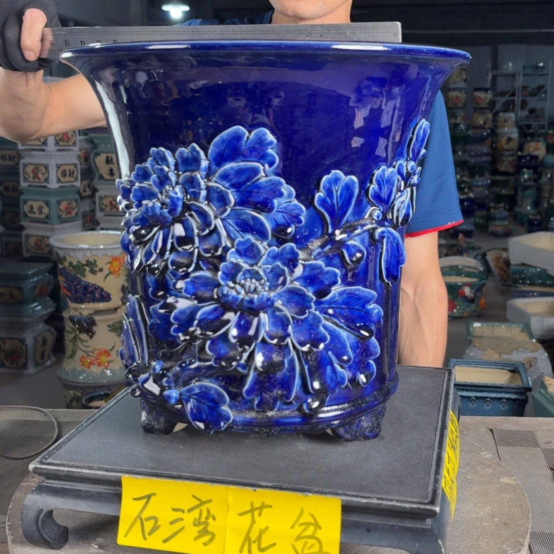 一风堂石湾花盆 内26*26小气孔颗粒