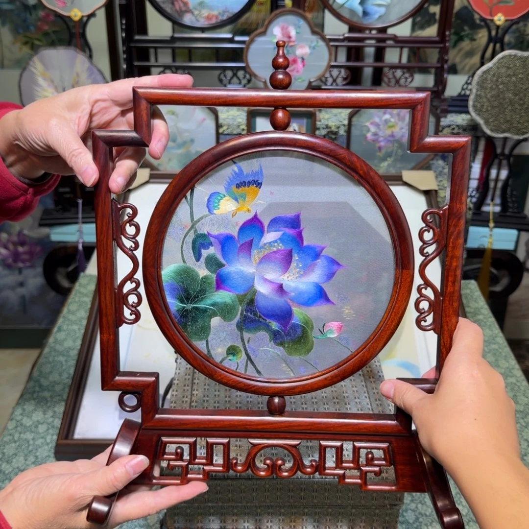 刺绣手工苏绣工艺制作技艺异色精品