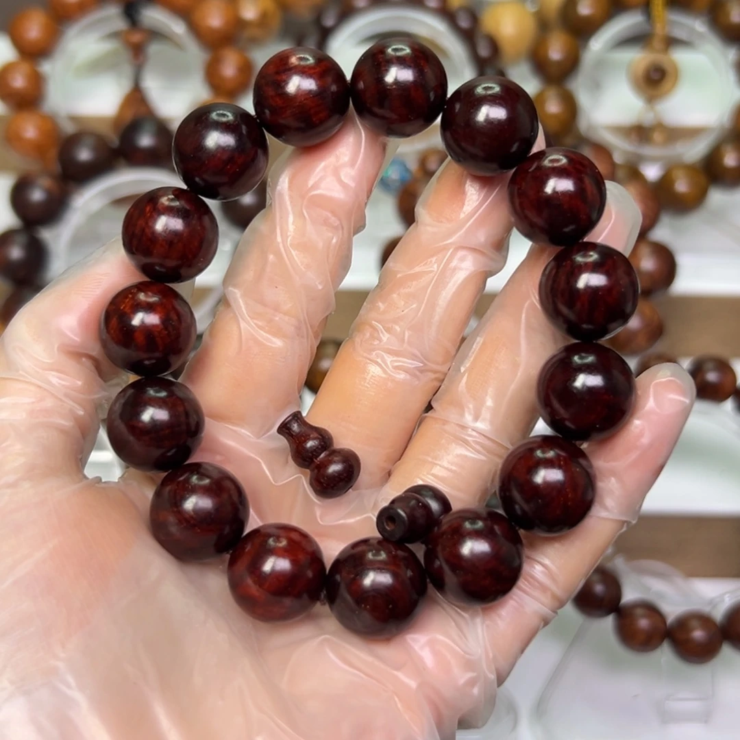 郭***炮檀香紫檀（小叶紫檀）手串/手链1.5水波