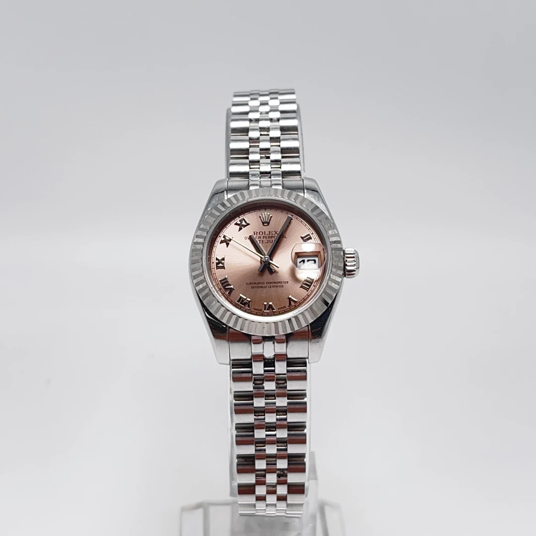 99新 Rolex/劳力士 179174/茶粉/26mm/自动机械/女表/精致/温柔