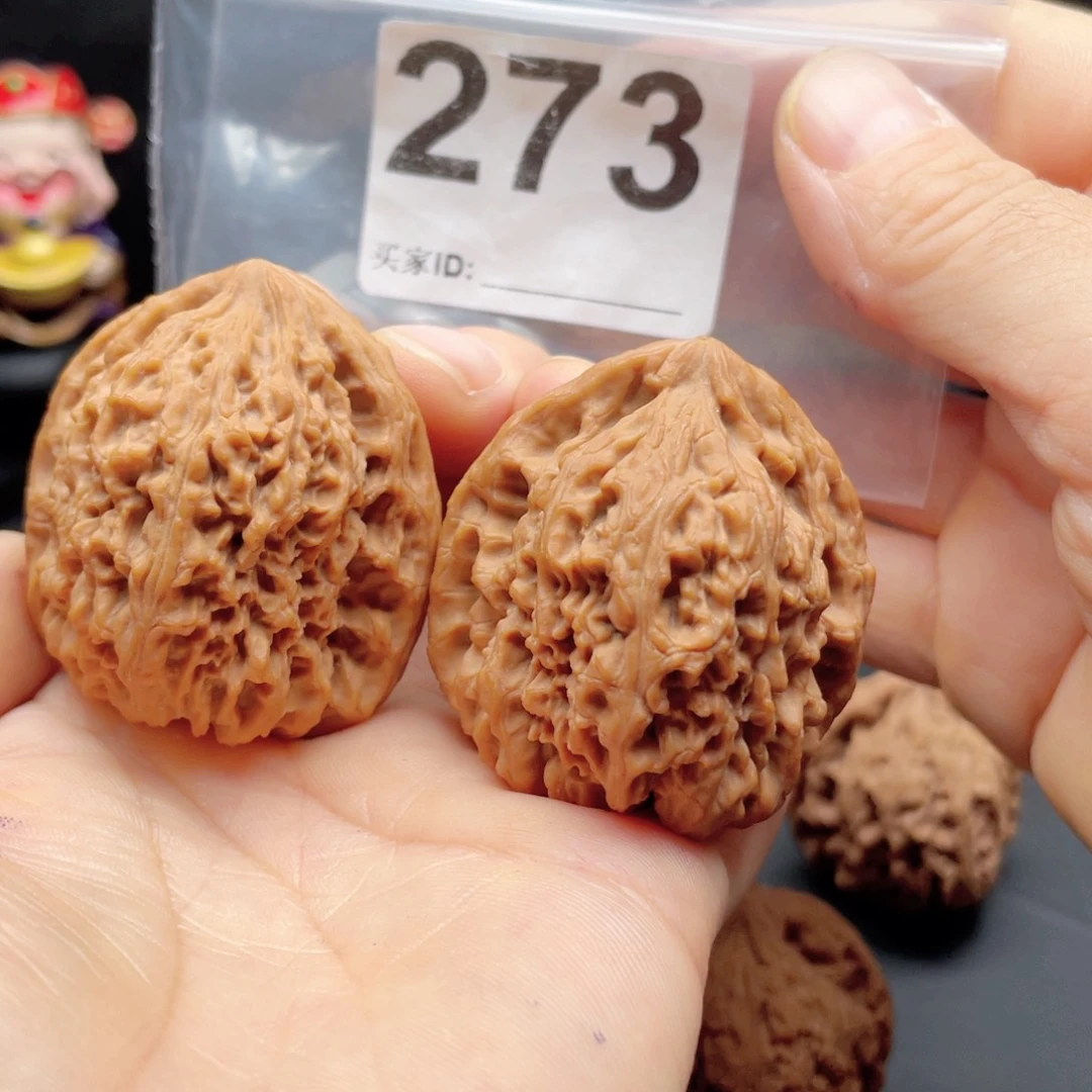 B***H把件文玩核桃南疆三角高炮40