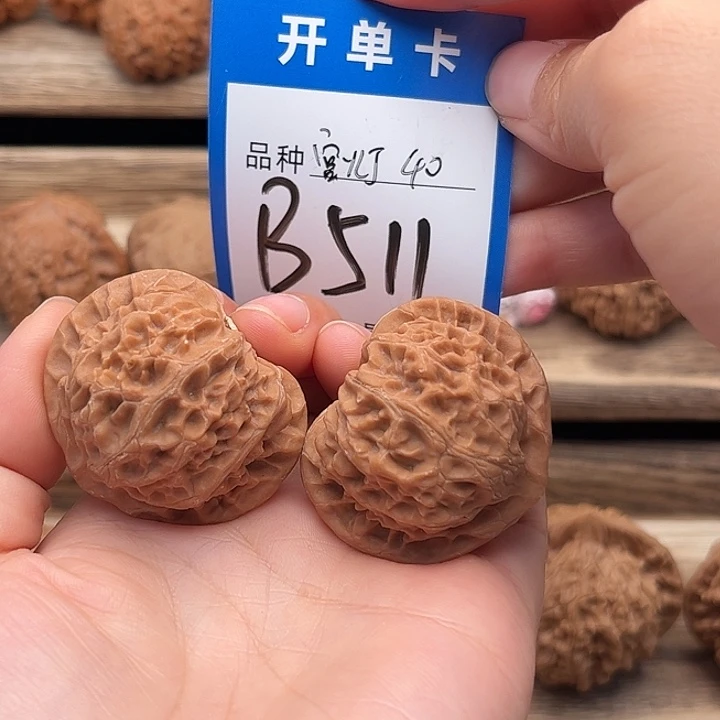 骑***京吊坠文玩核桃全品白茬宫灯40