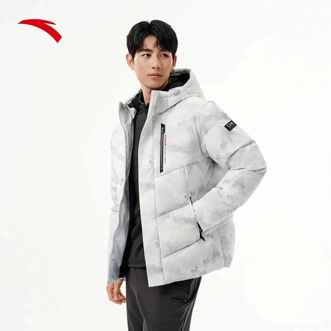 【降温补贴】安踏冰甲羽绒保暖防风抗撕裂男防泼水羽绒服152547943N