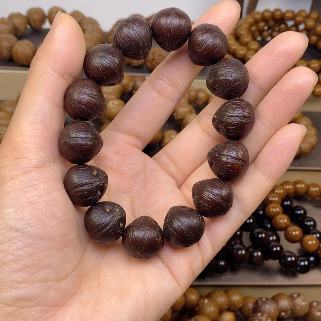 紫金鼠手串宋*毛17紫皮飞碟