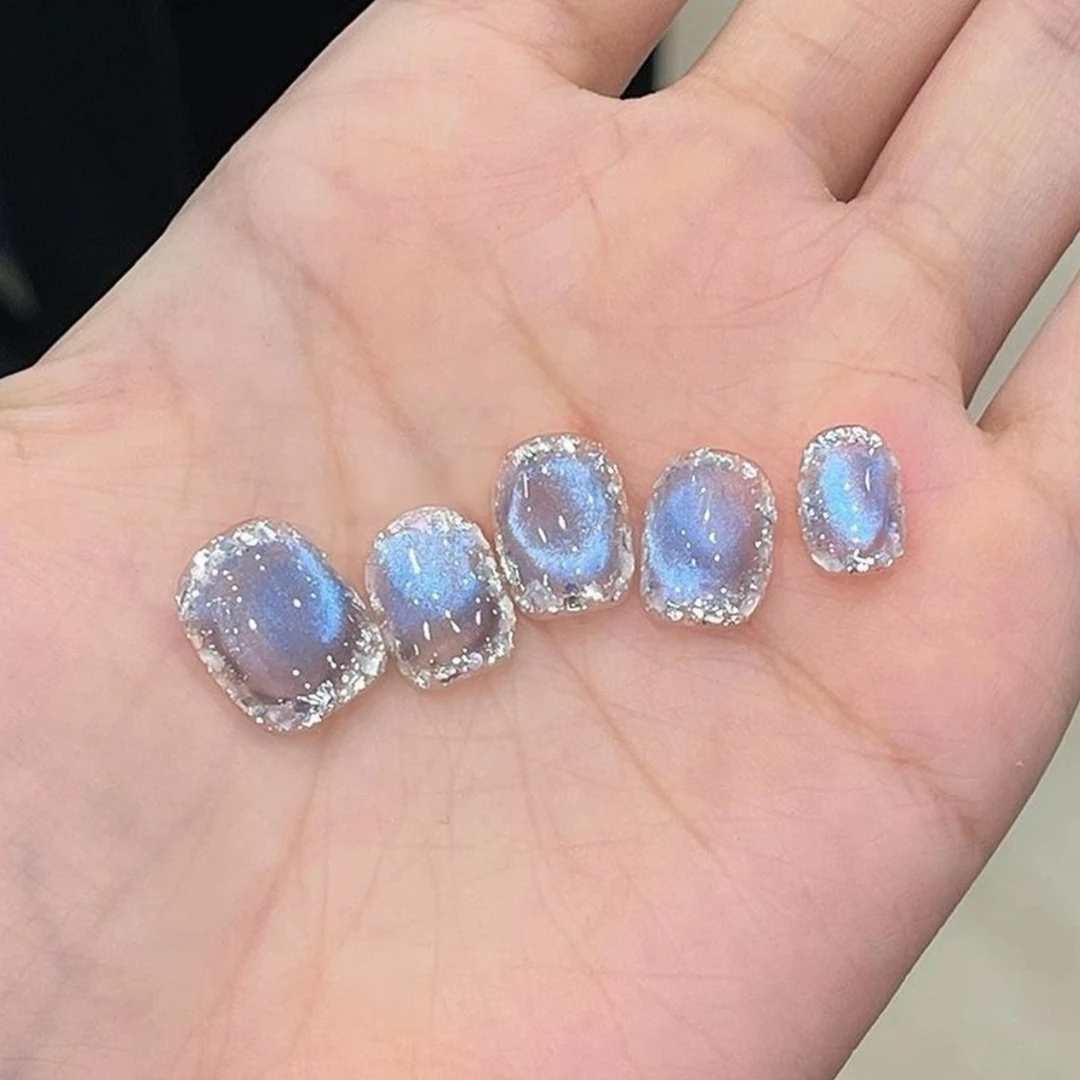 【海蓝宝】纯手工春暖花开穿戴甲四季爆款