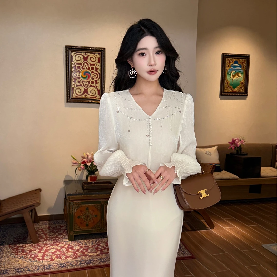 2025年春季新品女装修身显瘦时尚打底衫衬衫2528