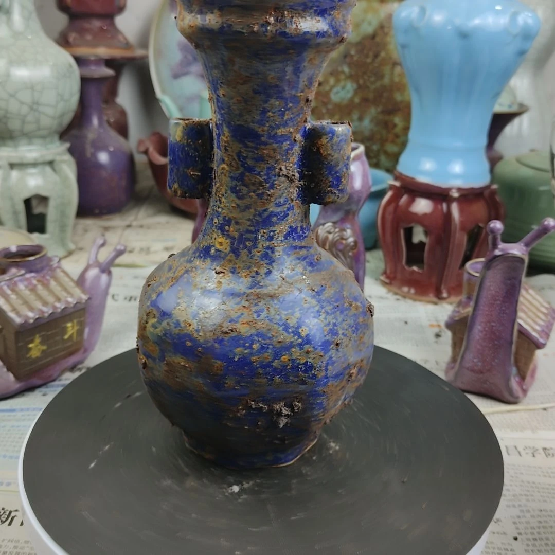 瓷片自选器型官窑生锈瓷