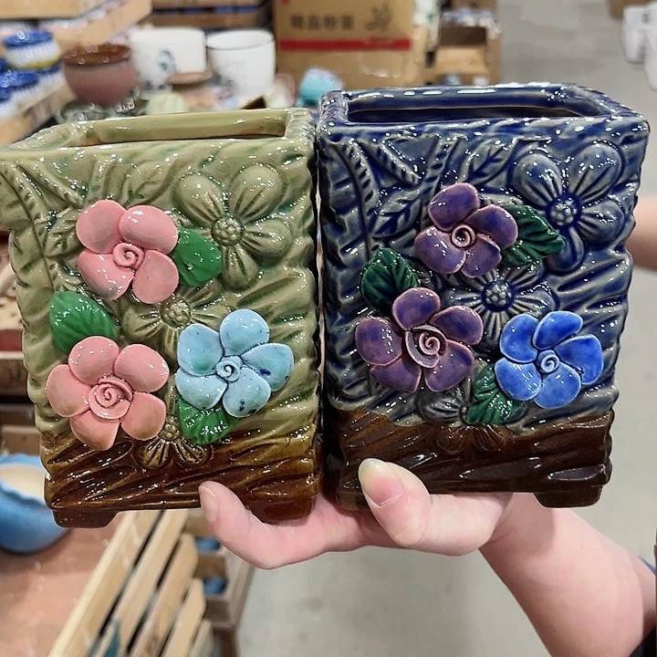 陶瓷陶瓷多肉植物花盆