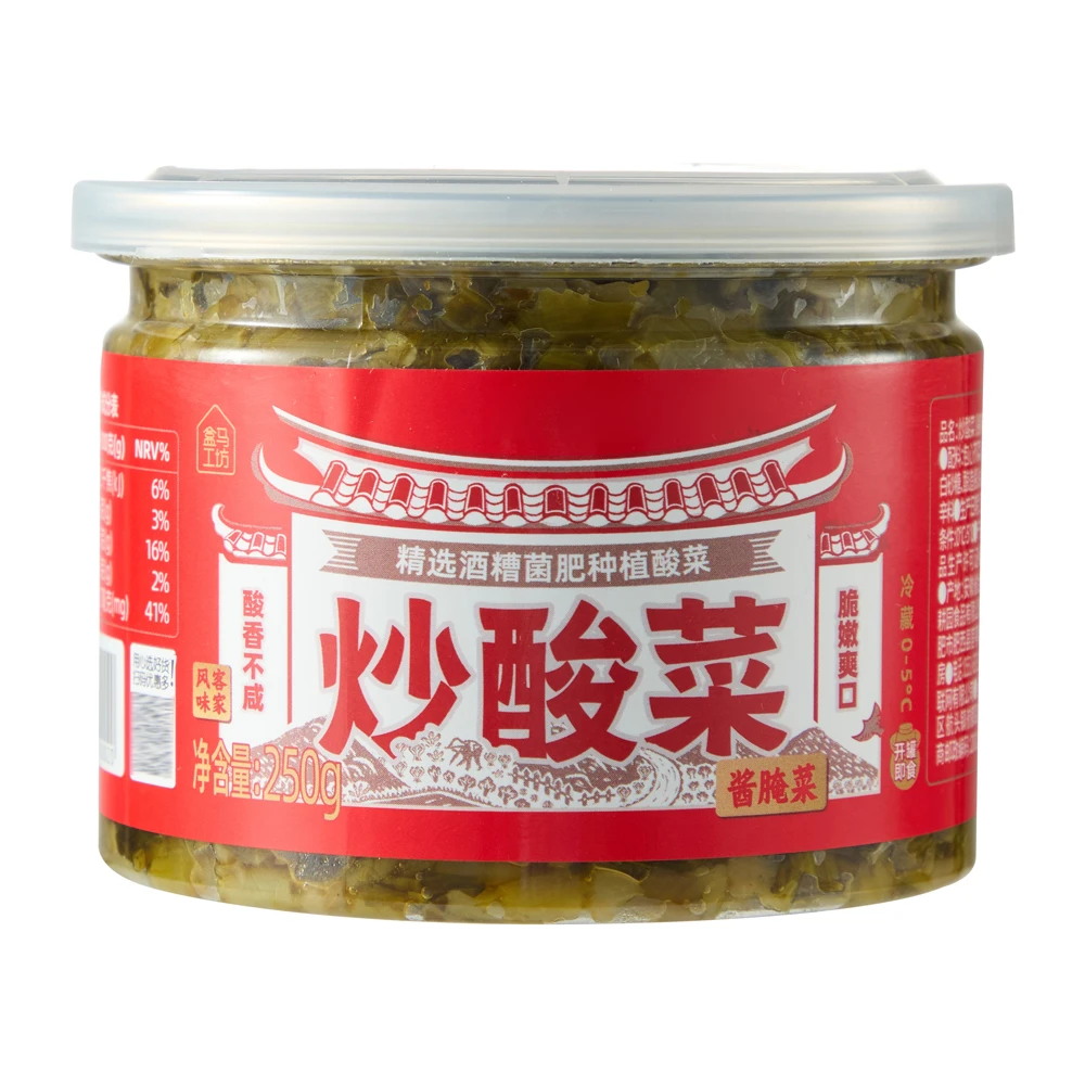 盒马工坊 炒酸菜(客家风味) 250g