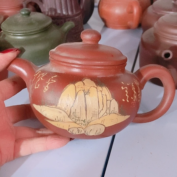 紫砂茶杯宜兴紫砂全手工制作