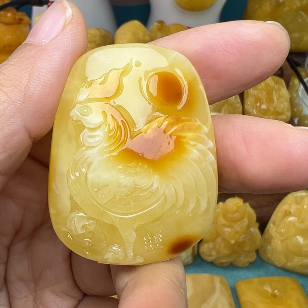 蜜蜡吊坠(不含链)未镶嵌