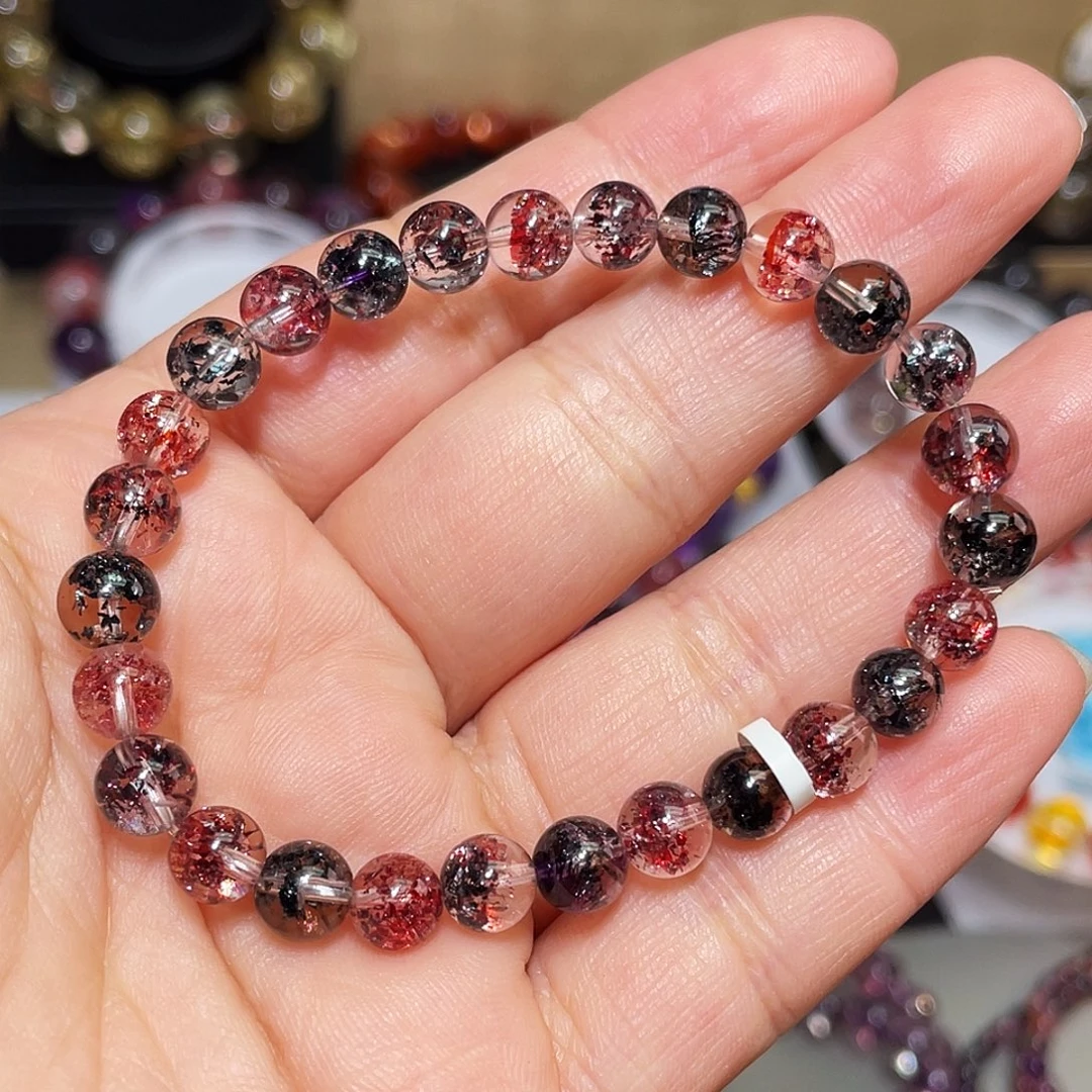 手链水晶未镶嵌双色稀有色毒液超七7