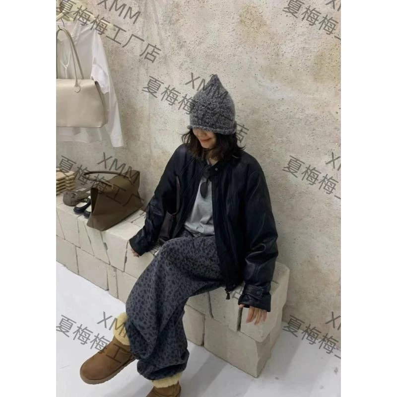 XMM.《90绒皮衣外套》时尚百搭潮流舒适洋气高级感休闲羽绒服-25130