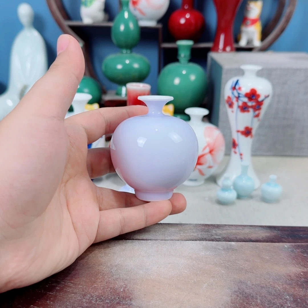 陶瓷手工小花器摆件