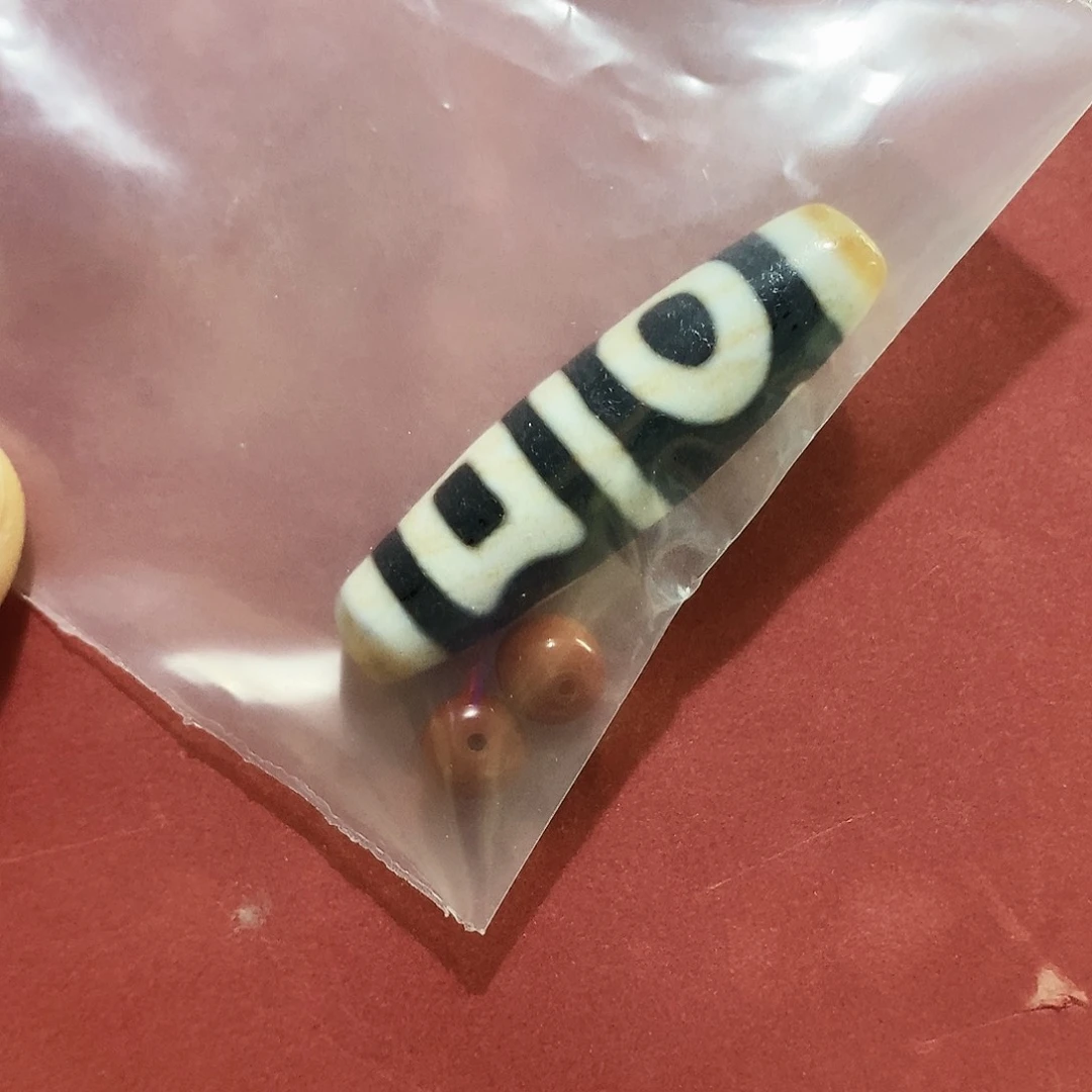 ཚ***།玛瑙/玉髓未镶嵌颈饰行运臻品顶料天地