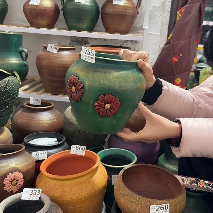 金色绿坛子755高度20口径15