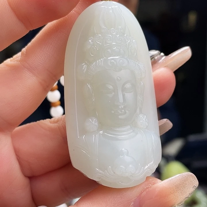 和田玉挂件未镶嵌卢*